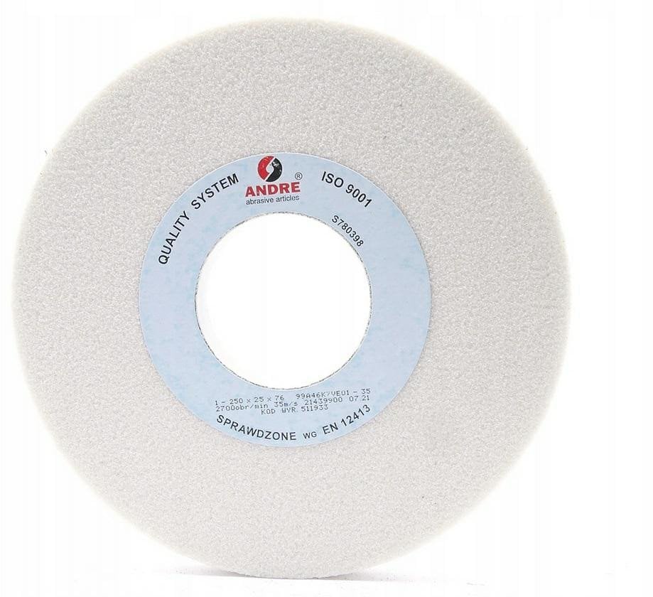 Techniflex ANDRE Ściernica płaska 250mm x 25mm x 76mm 99AY46K7VE01-35 Biała Typ 1