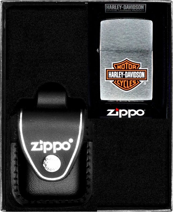 Zdjęcia - Zapalniczka Zippo Zestaw   HARLEY DAVIDSON 7 Prezentowy No3 