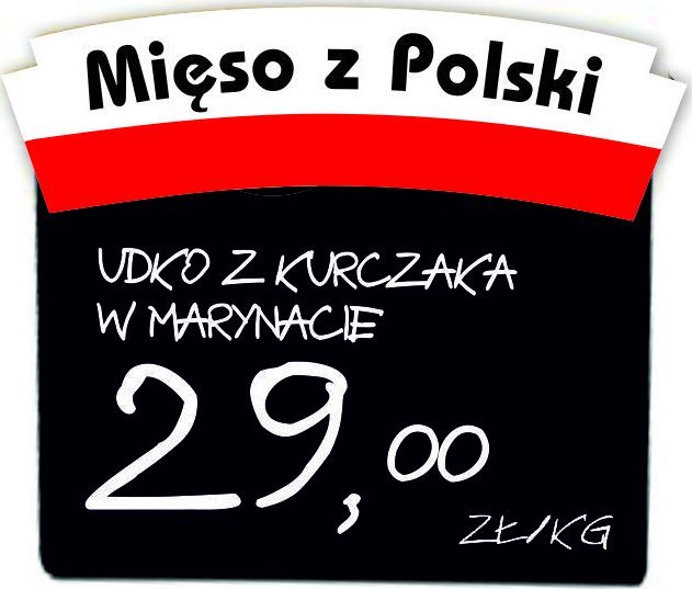 StudioCen Nakładki/Piny do cenówek Meat from Poland 10szt.