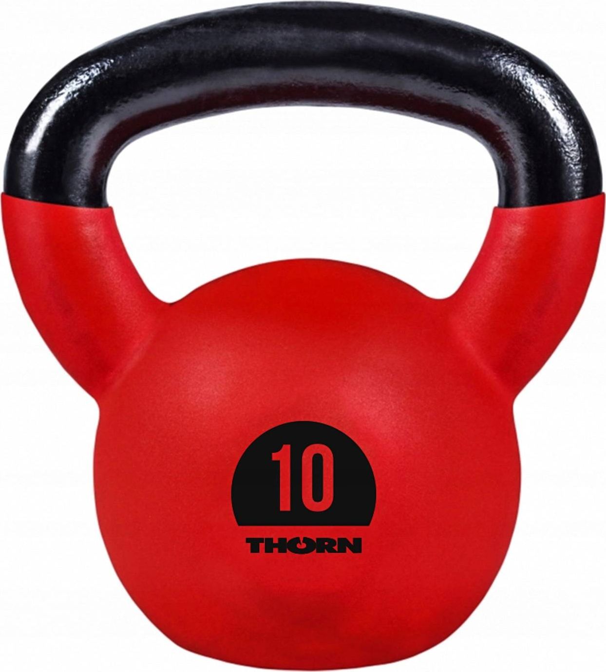 Kettlebell Thorn+Fit Cast-Iron gumowany 10 kg