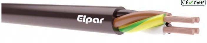 elpar Kabel energetyczny bezhalogenowy N2XH-J 5x6 RE 0,6/1kV klasa B2ca /bębnowy/