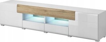 Helvetia Szafka RTV stojąca 208 cm x 48 cm x 39,3 cm (Toledo40biały)