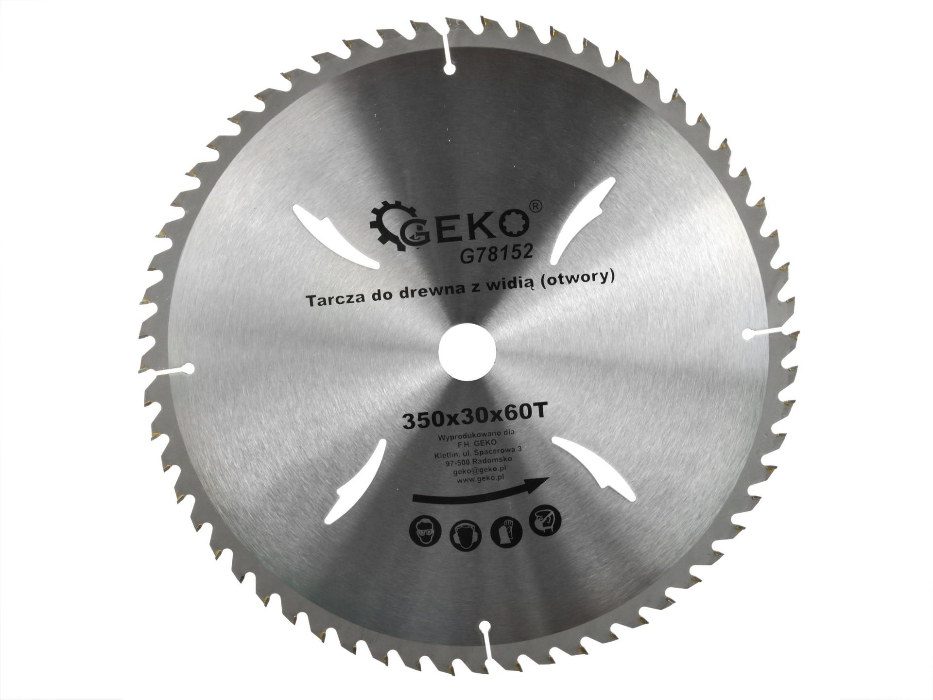 Geko Tarcza do drewna 350x30x60T(otwory) (15)