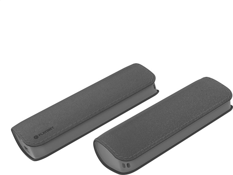 Powerbank Platinet Leather 2600mAh Szary