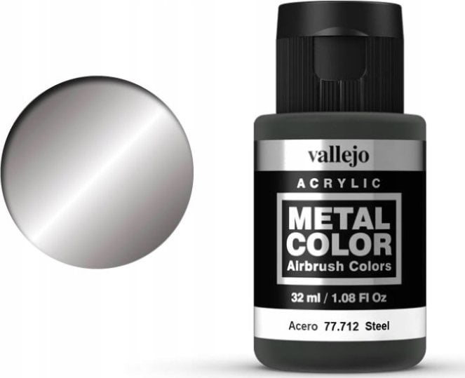 Vallejo Vallejo: 77.712 - Metal Color - Steel (32 ml)