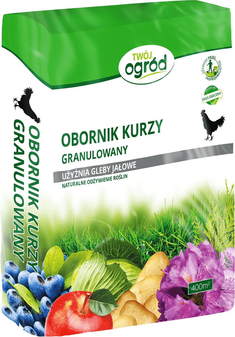 Twój Ogród Obornik kurzy granulowany 10l
