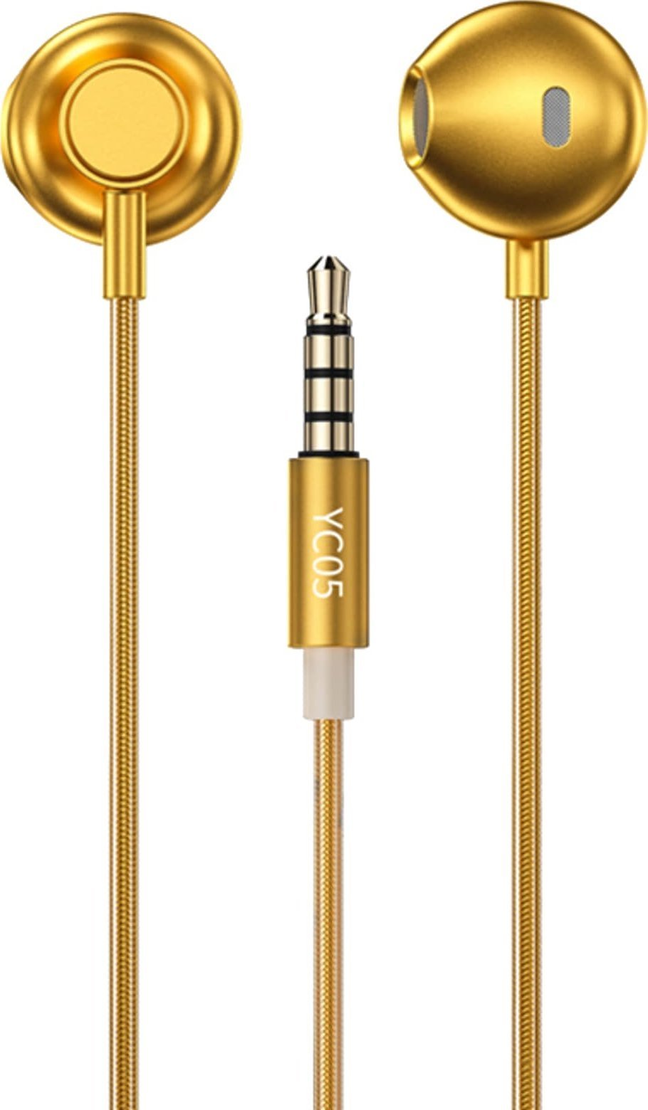 Wekome WEKOME YC05 Sakin Series - Słuchawki przewodowe jack 3,5 mm (Złoty)
