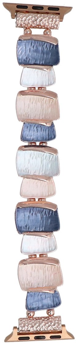 GlacierX bransoleta do smartwatcha Gleam Cube Stretch Bracelet Ultramarine Blush do Apple Watch 38/40/41mm Niebieska