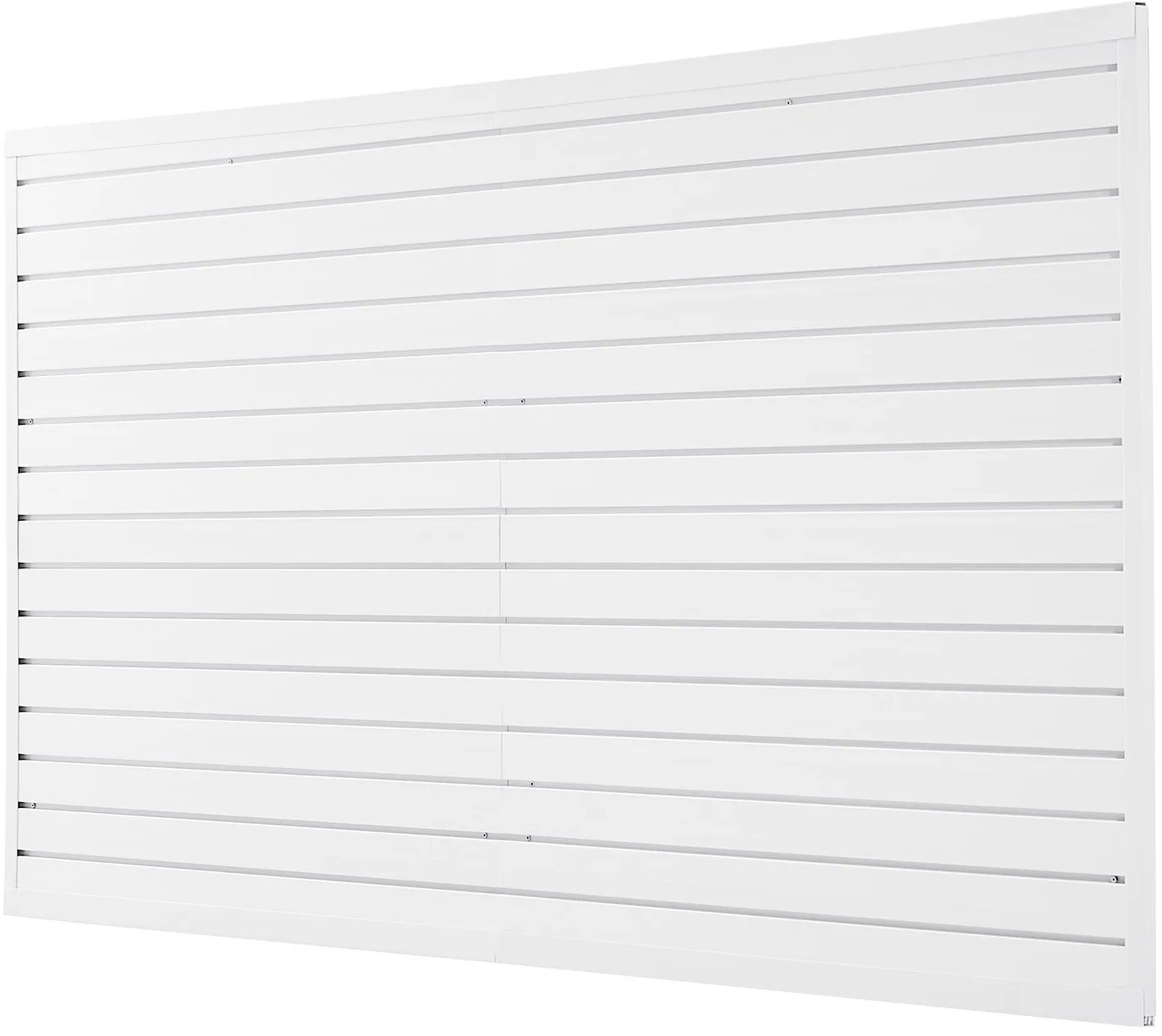 Vevor Panel ścienny PVC 240x122,5 cm z akcesoriami biały do garażu i ekspozycji