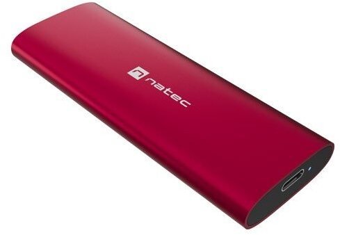 Natec Obudowa SSD zewnętrzna RHINO M.2 NVME LITE USB-C 3.2 GEN 2 RUBY RED (NKZ-2471)