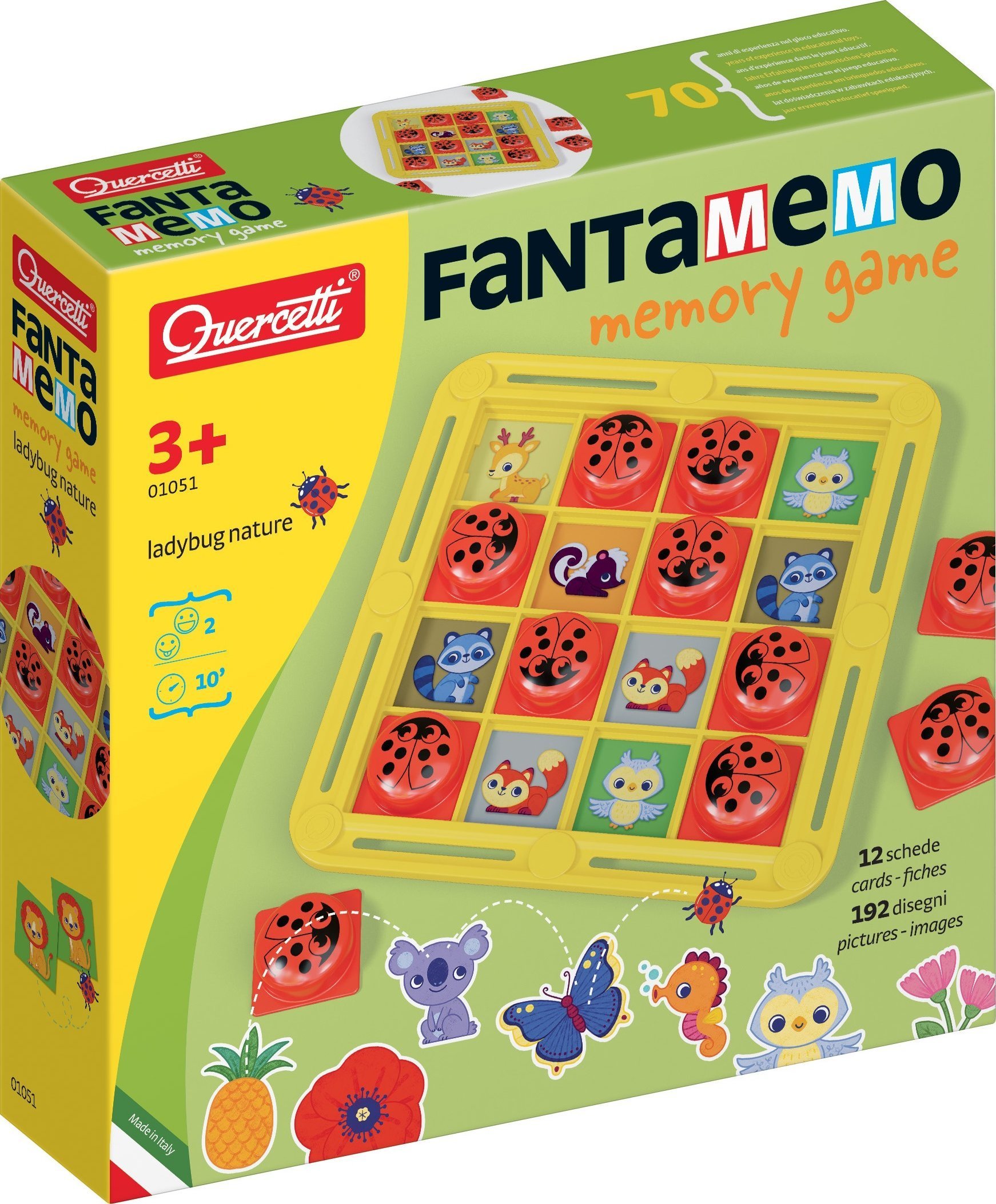 Quercetti QUERCETTI FANTAMEMO BIEDRONKA