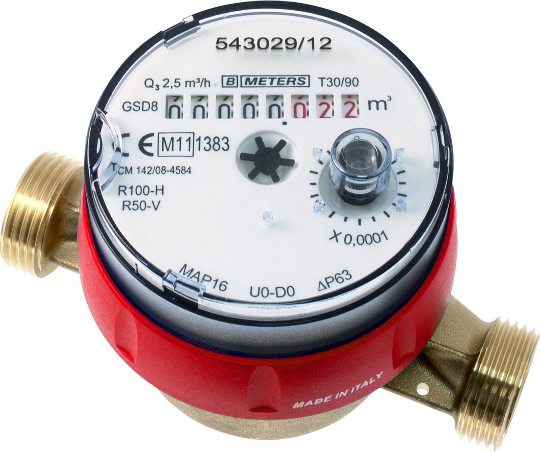 BMETERS WODOMIERZ RFM ACQ3 2,5 M3/H DN15 C.W POD NAKŁADKĘ