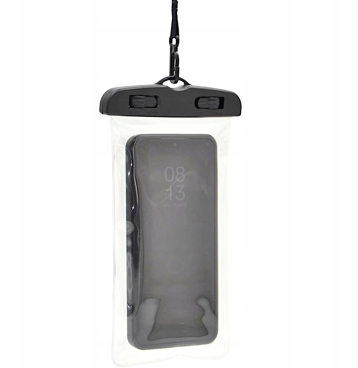 Grundig WODOODPORNE ETUI POKROWIEC NA TELEFON 11X21CM PVC CZARNE GRUNDIG