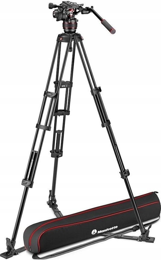 Statyw Manfrotto Zestaw Twin Alu z głowicą 608 dolna rozp