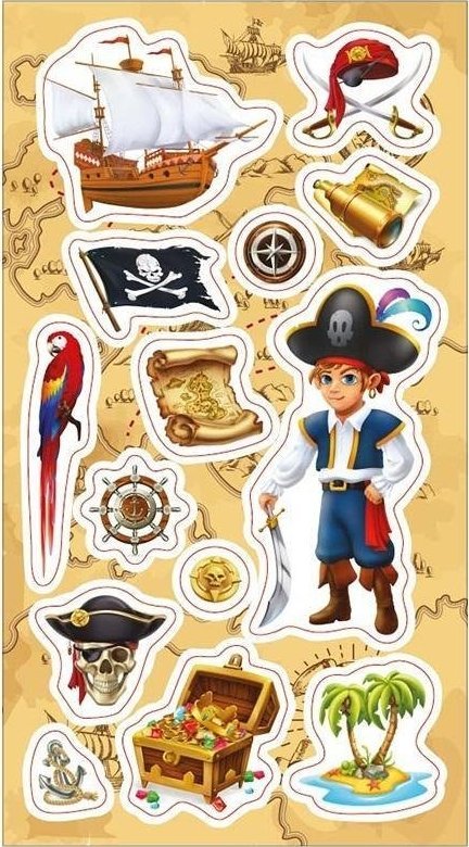 Ranok Naklejki Piraci