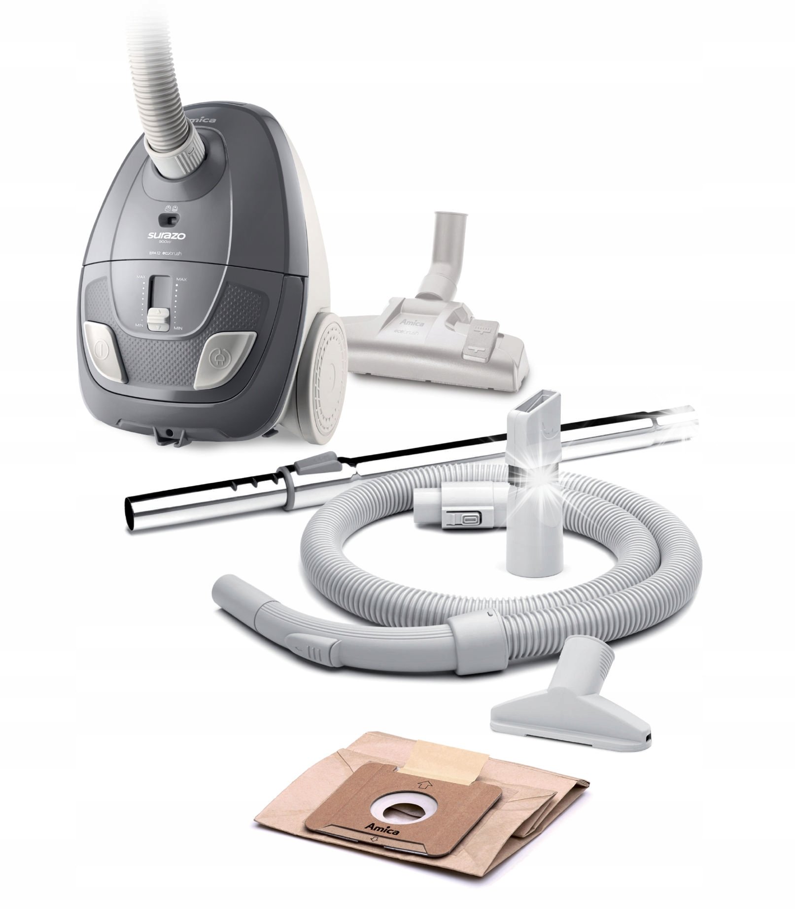 Odkurzacz Amica Odkurzacz workowy Amica Surazo VM 1058 HEPA 850W