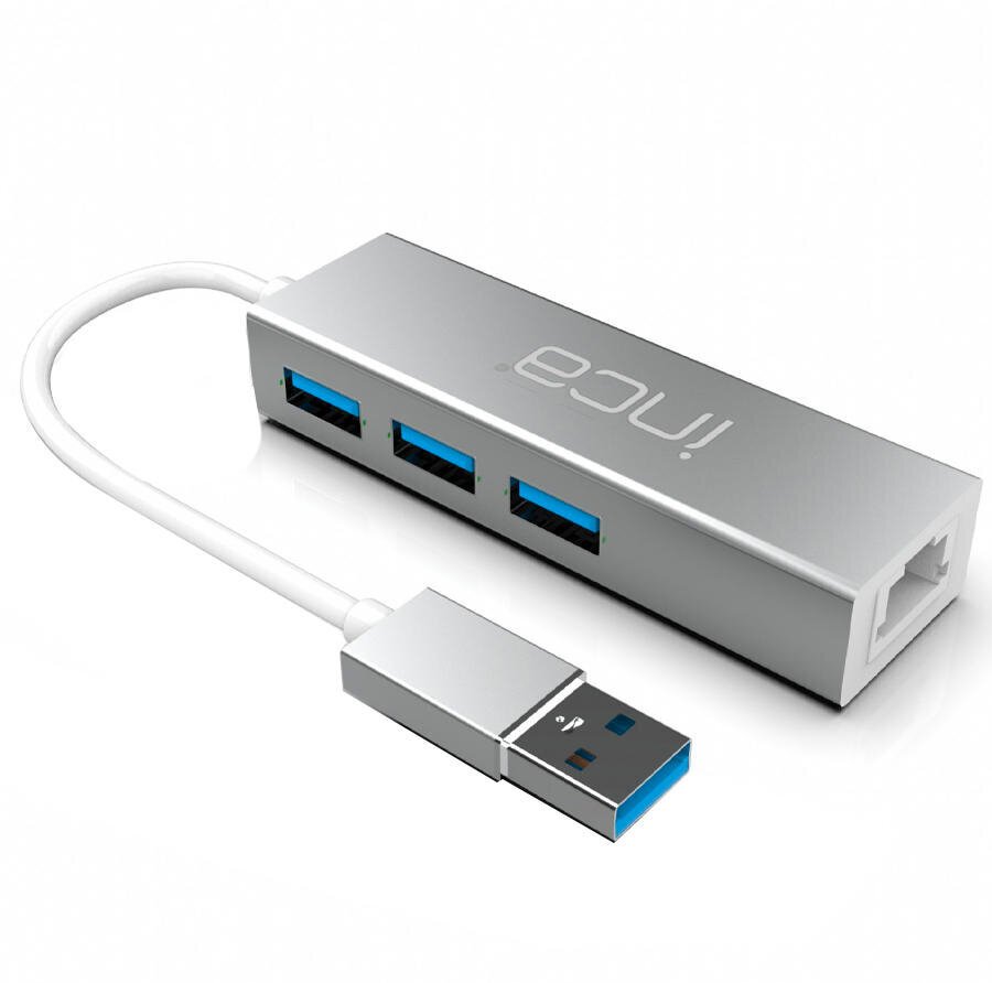 HUB USB Inca INCA Adapter IUSB-03TX Ethernet > USB i Typ-C 1000Mbit