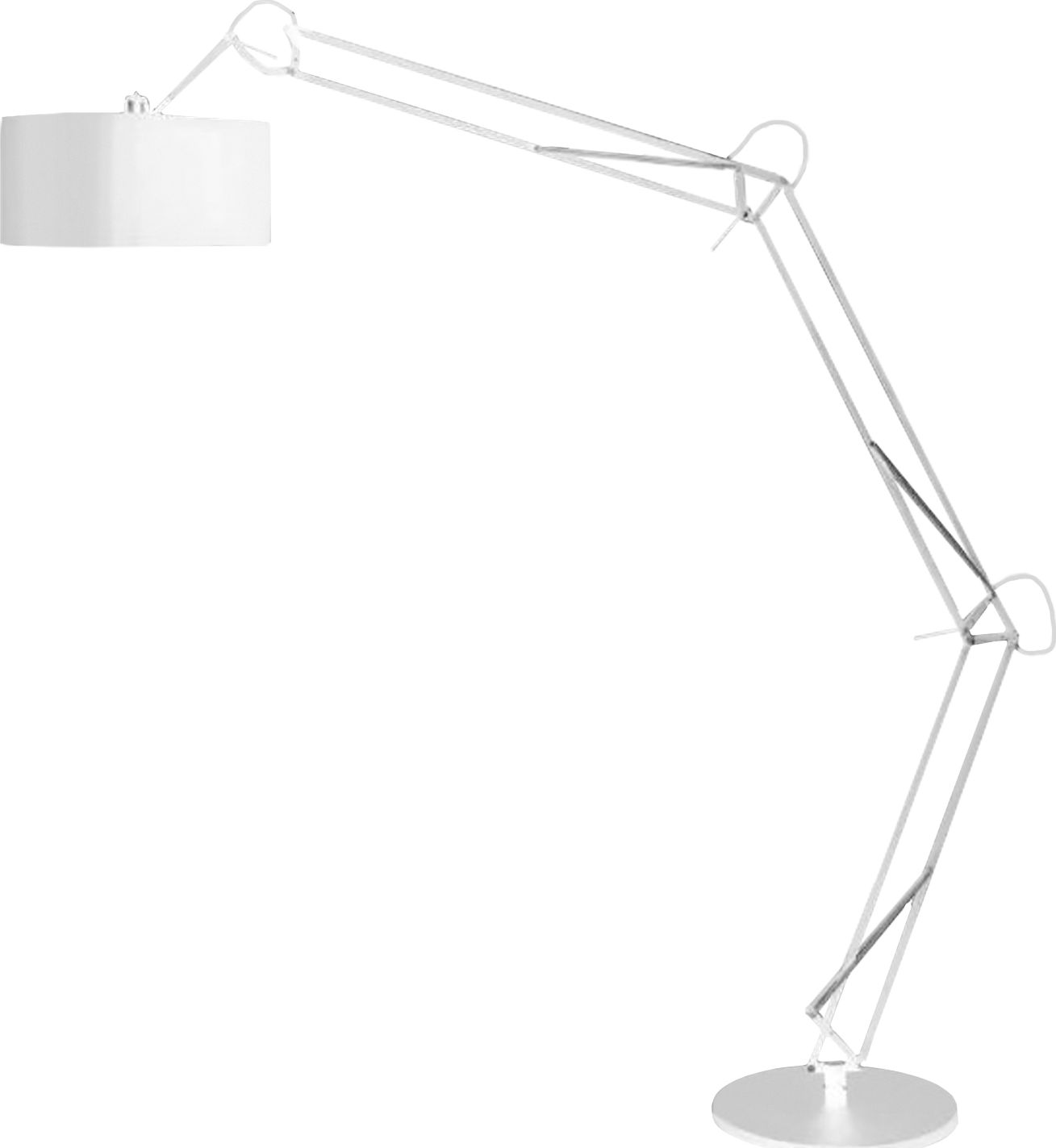 Фото - Люстра / світильник Azzardo Lampa podłogowa  Lampa stojąca Bosse FL-13072 White 