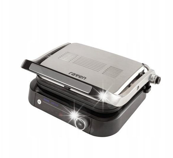 Grill elektryczny RAVEN Grill elektryczny RAVEN EGE004 kontaktowy