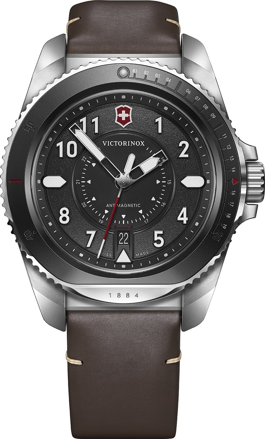 Zegarek Victorinox Zegarek męski Victorinox 241976.1 brązowy