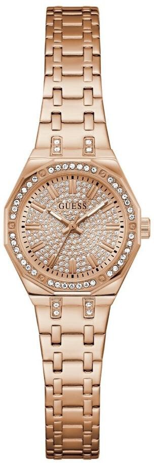 Zegarek Guess Zegarek damski GW0931L4 CYRKONIE różowe złoto