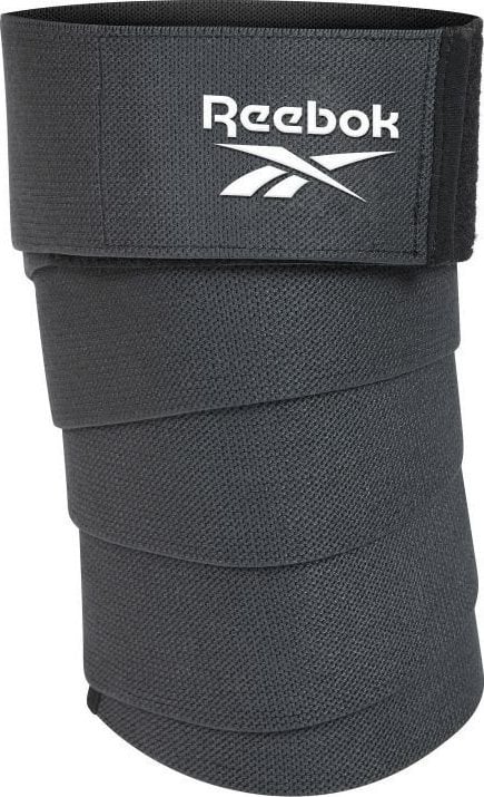 Reebok REEBOK TAŚMY WZMACNIAJĄCE KOLANA CZARNE RAAC-16060BK
