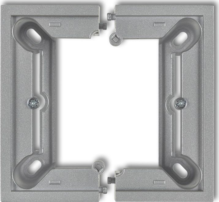 Karlik DECO Puszka natynkowa pojedyncza, składana DECO grafitowy 11DPU-1