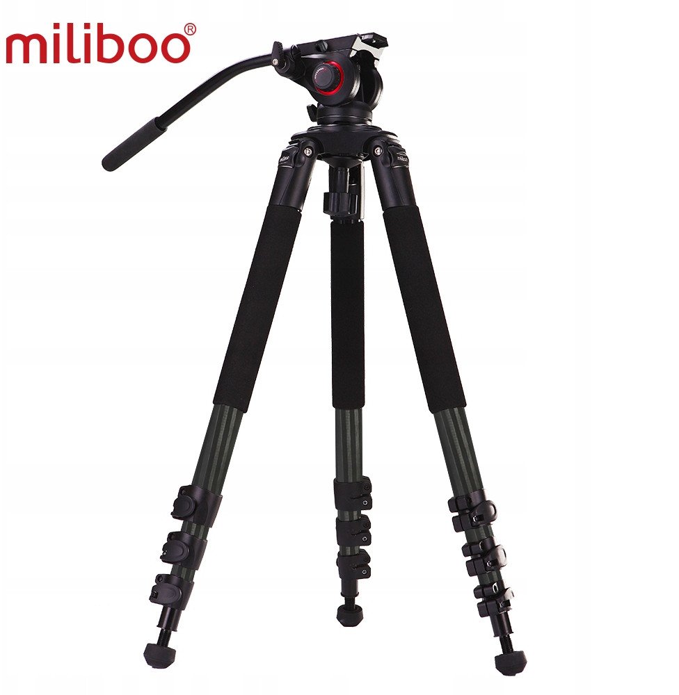 Statyw Miliboo statyw video MTT702B z włókna węglowego