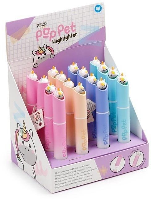 Puckator Zakreślacz Adoramals Pets Unicorn Pop Pet (16szt)