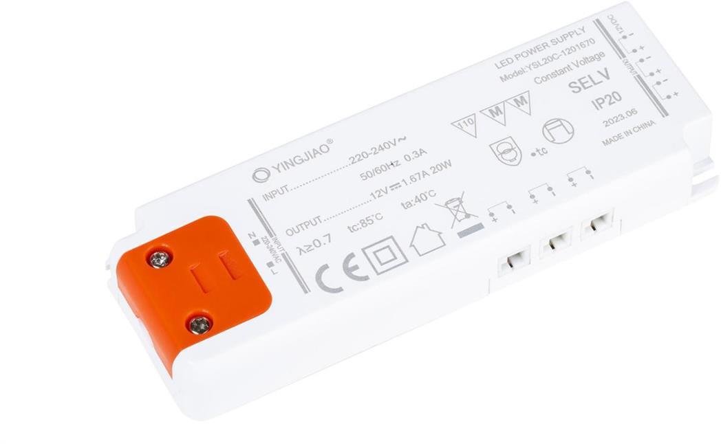 Zasilacz stałonapięciowy LED Yingjiao YSL20C 12V 1,66A 20W