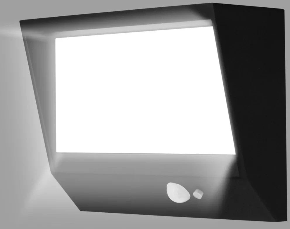 Kinkiet REV LED Solar Wandl.Lumus 110lm Alu czarny czujnik ruchu 2022001300