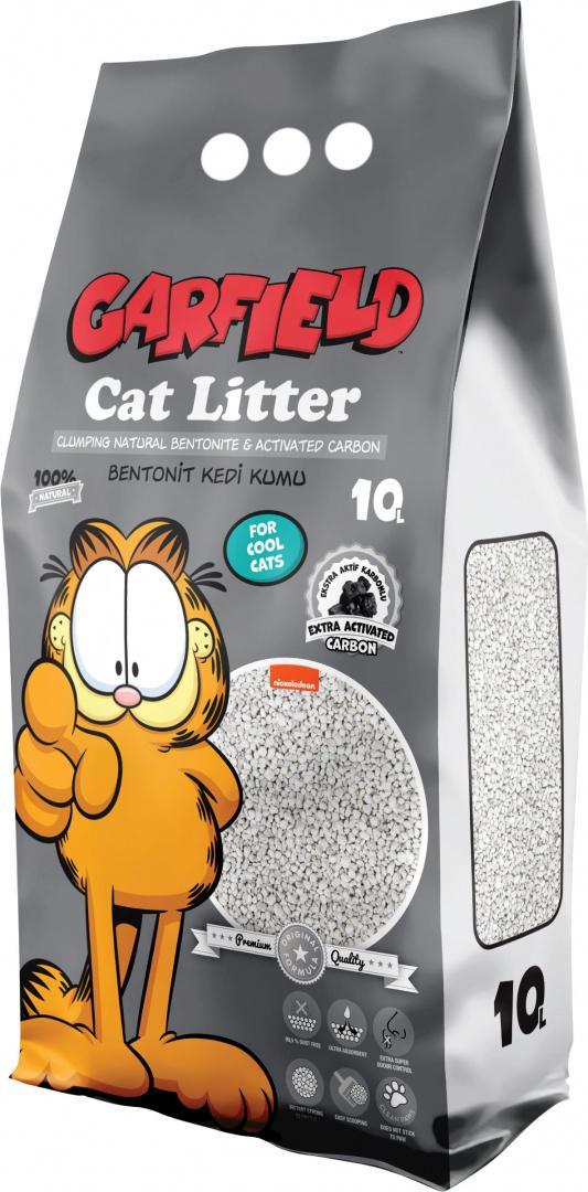 Żwirek dla kota Garfield , żwirek bentonit dla kota, z węglem aktywnym10L