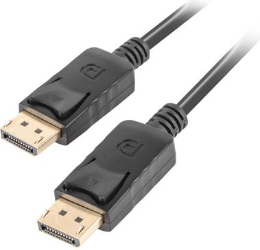 Kabel Lanberg DisplayPort - DisplayPort 1m czarny (CA-DPDP-10CC-0010-BK)