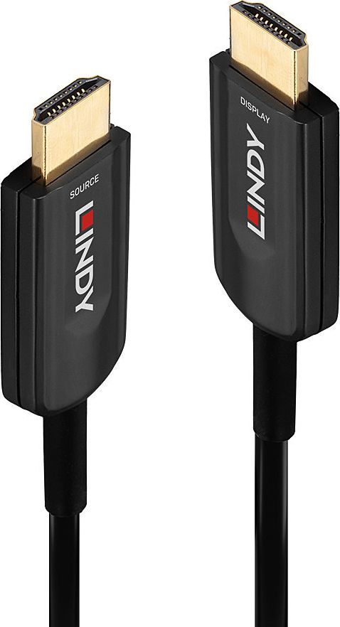 Zdjęcia - Kabel Lindy   HDMI - HDMI 20m czarny  (38382)