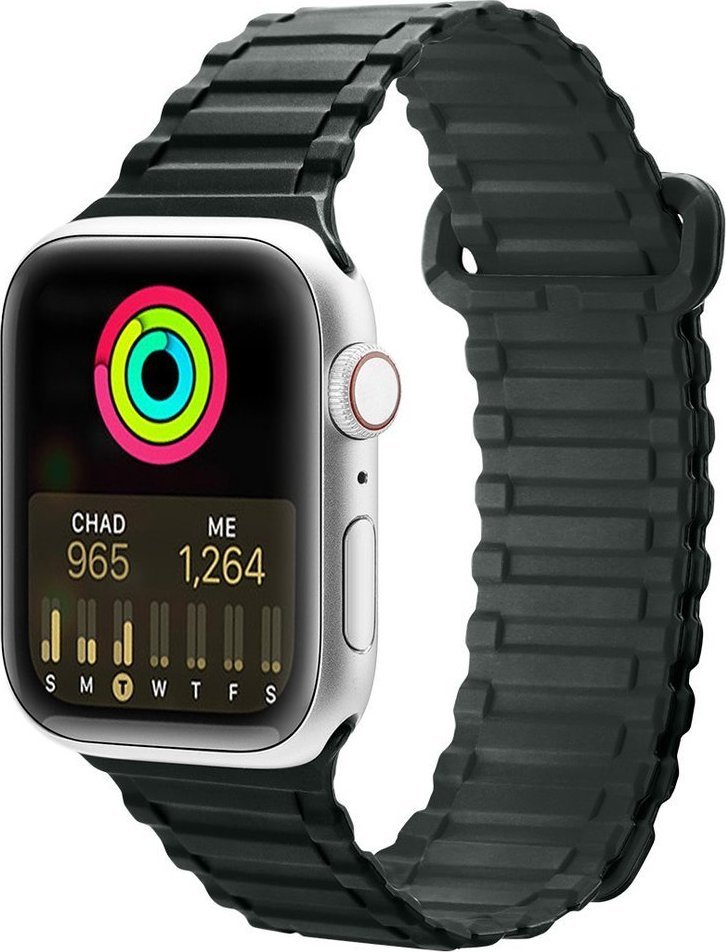 Dux Ducis Dux Ducis Strap (Armor Version) pasek Apple Watch Ultra, SE, 8, 7, 6, 5, 4, 3, 2, 1 (49, 45, 44, 42 mm) silikonowa magnetyczna opaska brans