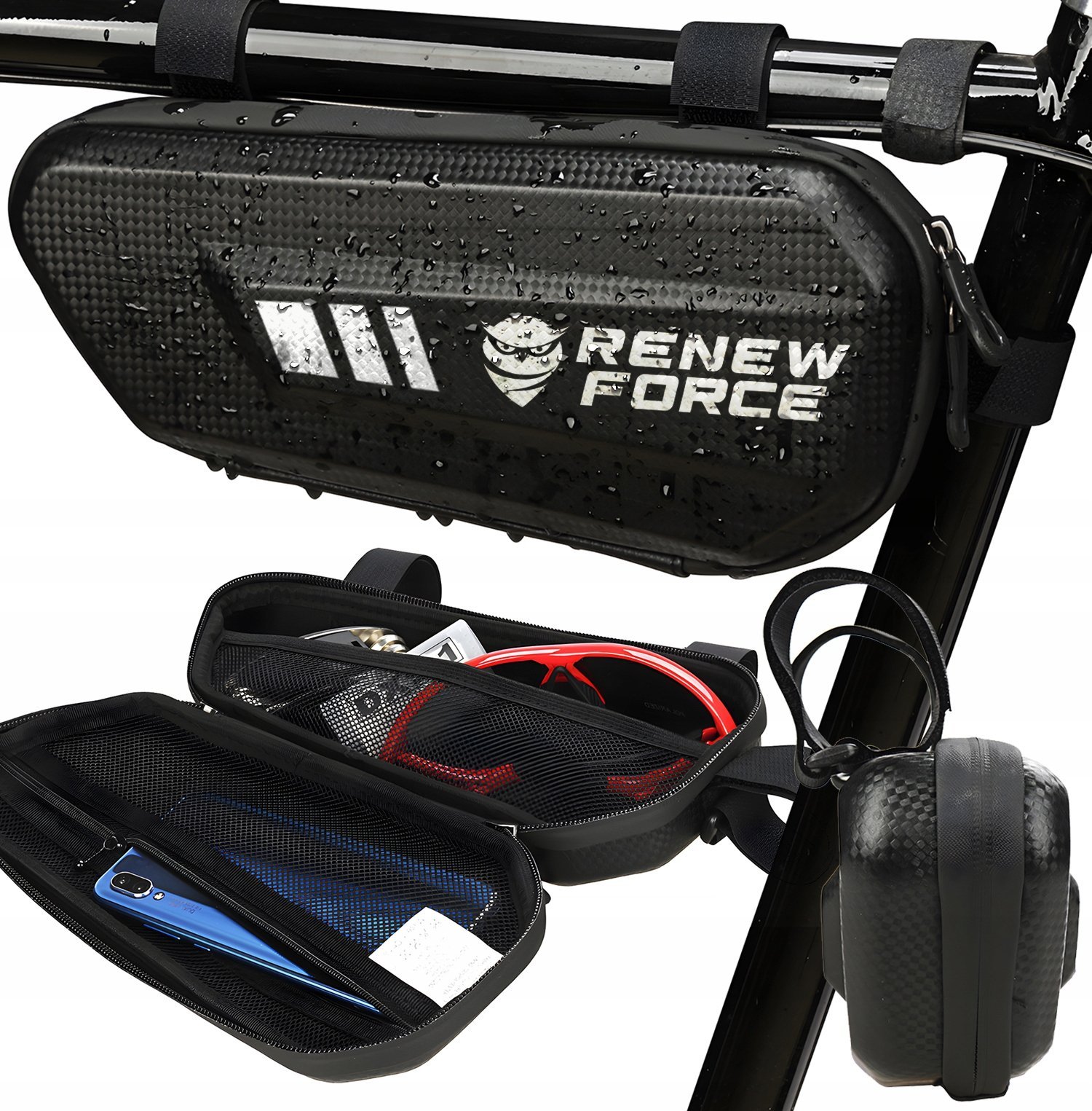 Springos SAKWA ROWEROWA POD RAMĘ AERO-X1