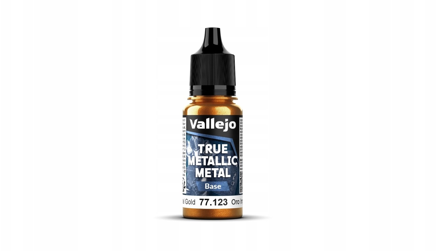 Vallejo Vallejo: 77.123 - True Metallic Metal - Base - Imperial Gold (18 ml)