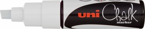 Uni Mitsubishi Pencil Marker kredowy PWE8K biały (UN5699)