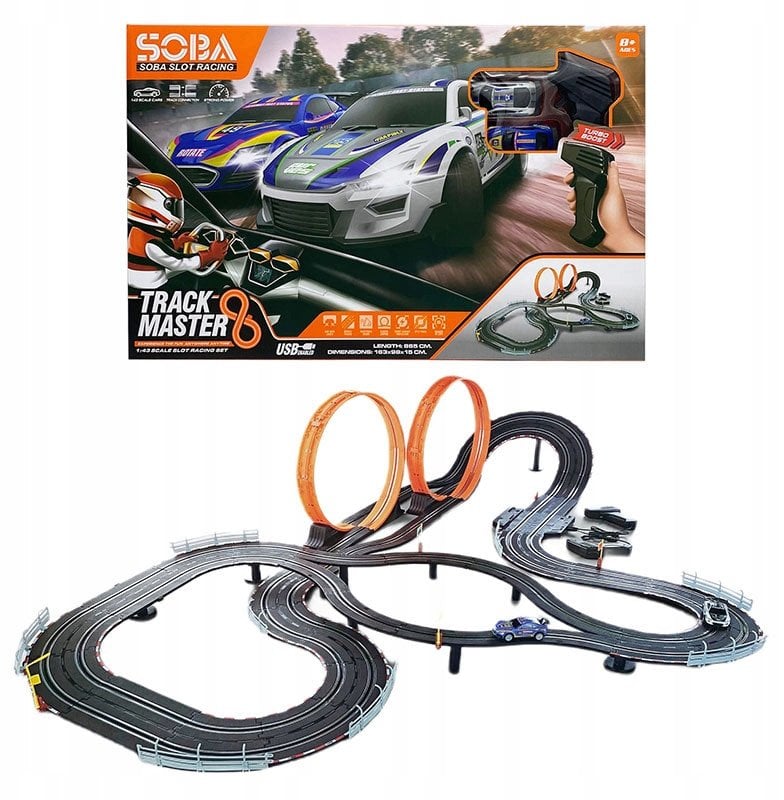 Tor samochodowy usb 2 pętle 865cm 011406 79380