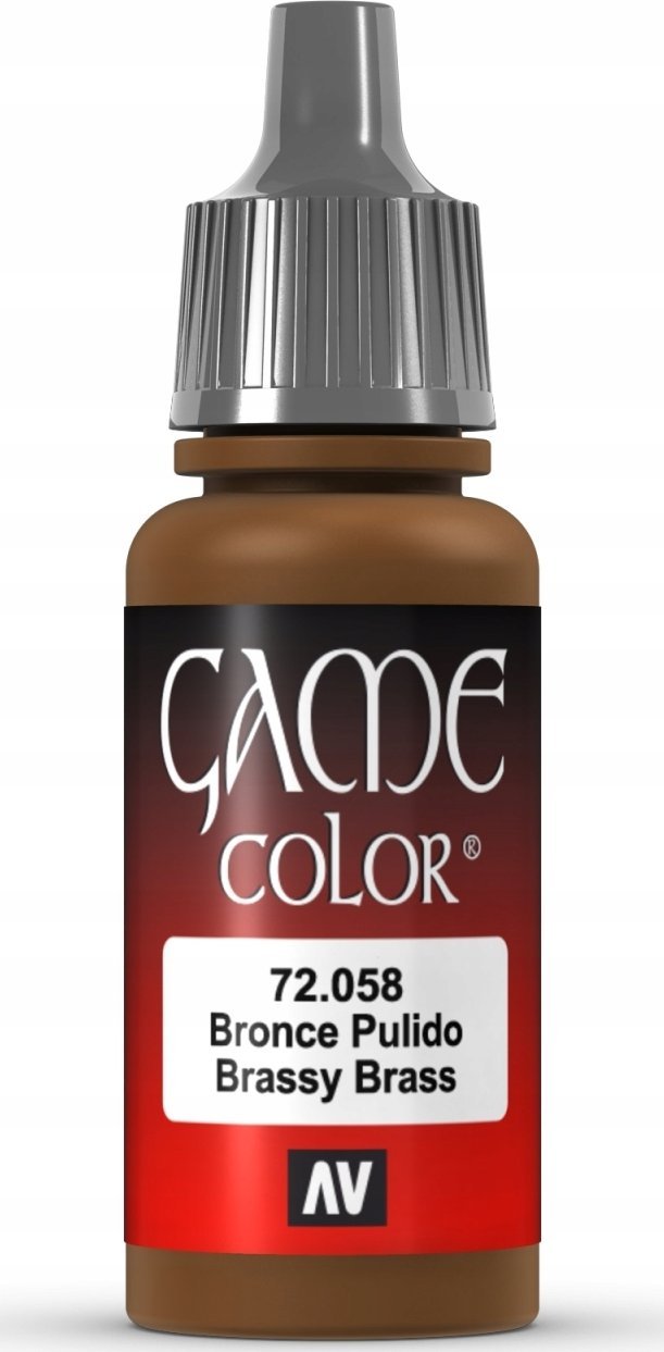Vallejo Vallejo: 72.058 - Game Color - Metallic - Brassy Brass (18 ml)