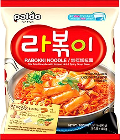 Paldo Makaron Rabokki w słodko-ostrym sosie 145g -