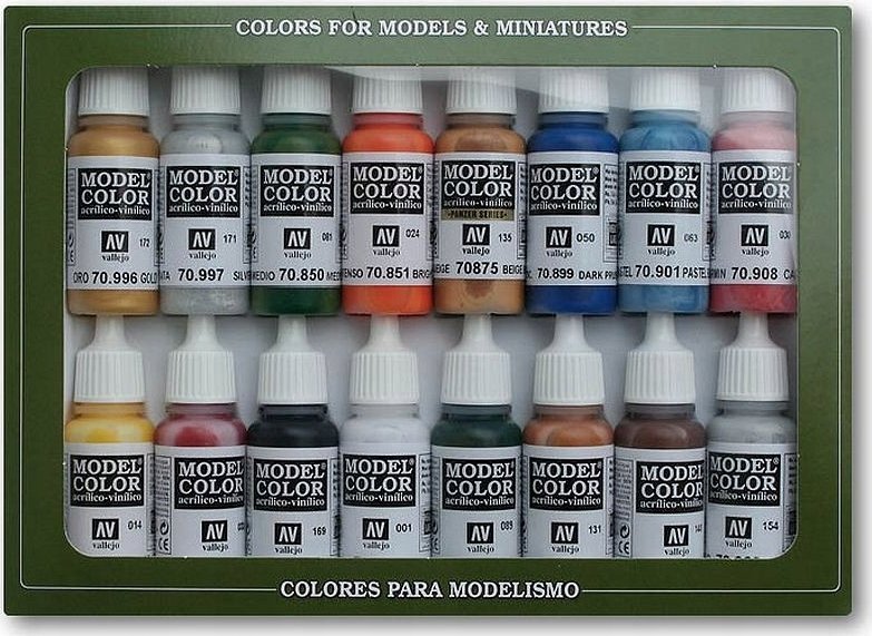 Vallejo Vallejo: 70.101 - Model Color - Figure - Folkestone Basics (16 x 18 ml)