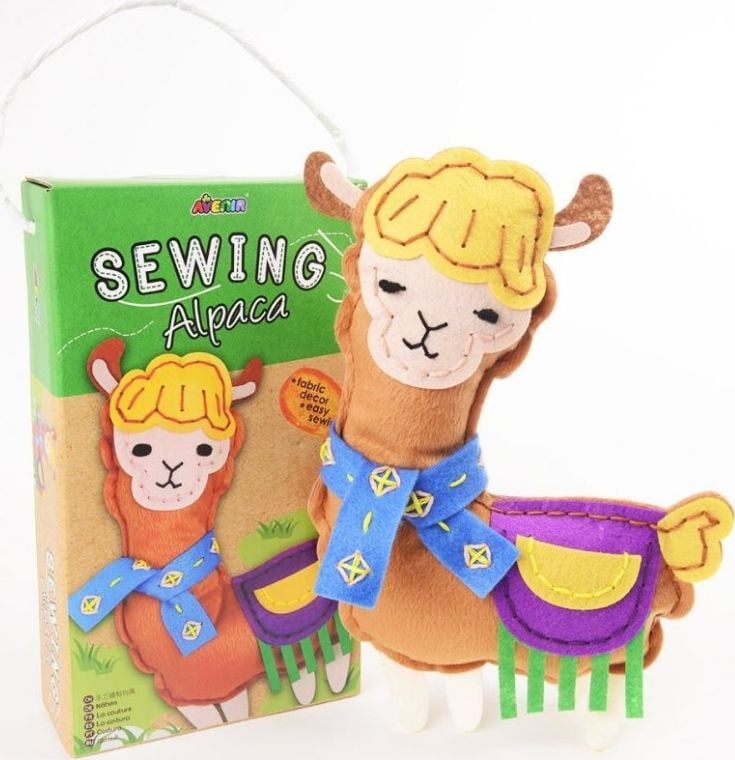 Russell Uszyj maskotkę zwierzątko Lama