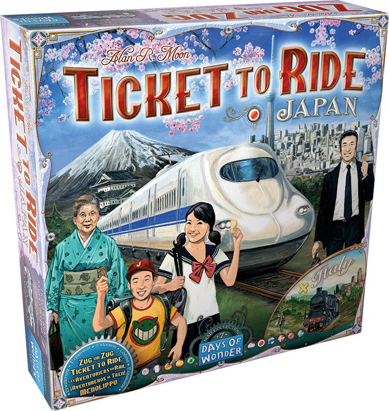 Ticket to Ride Map Collection #7: Japan expansion for the strategy game