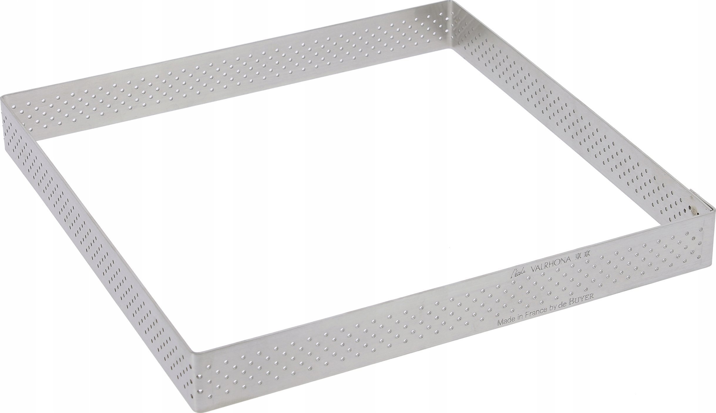 De Buyer Rant kwadratowy perforowany 17,5 cm