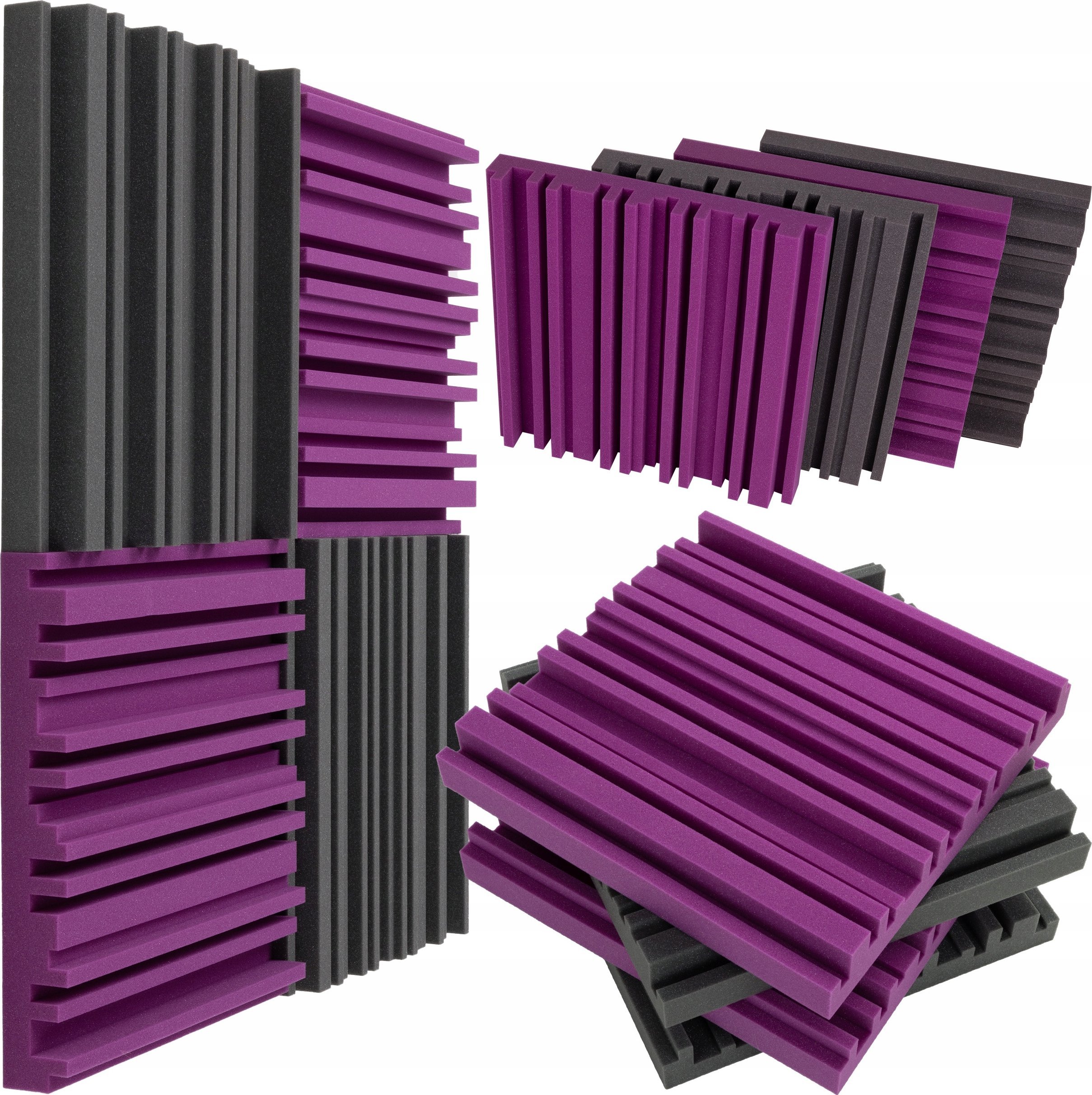 Panel ścienny dźwiękochłonny EQUALIZER akustyczny z pianki dekoracyjny gąbkowy 4szt