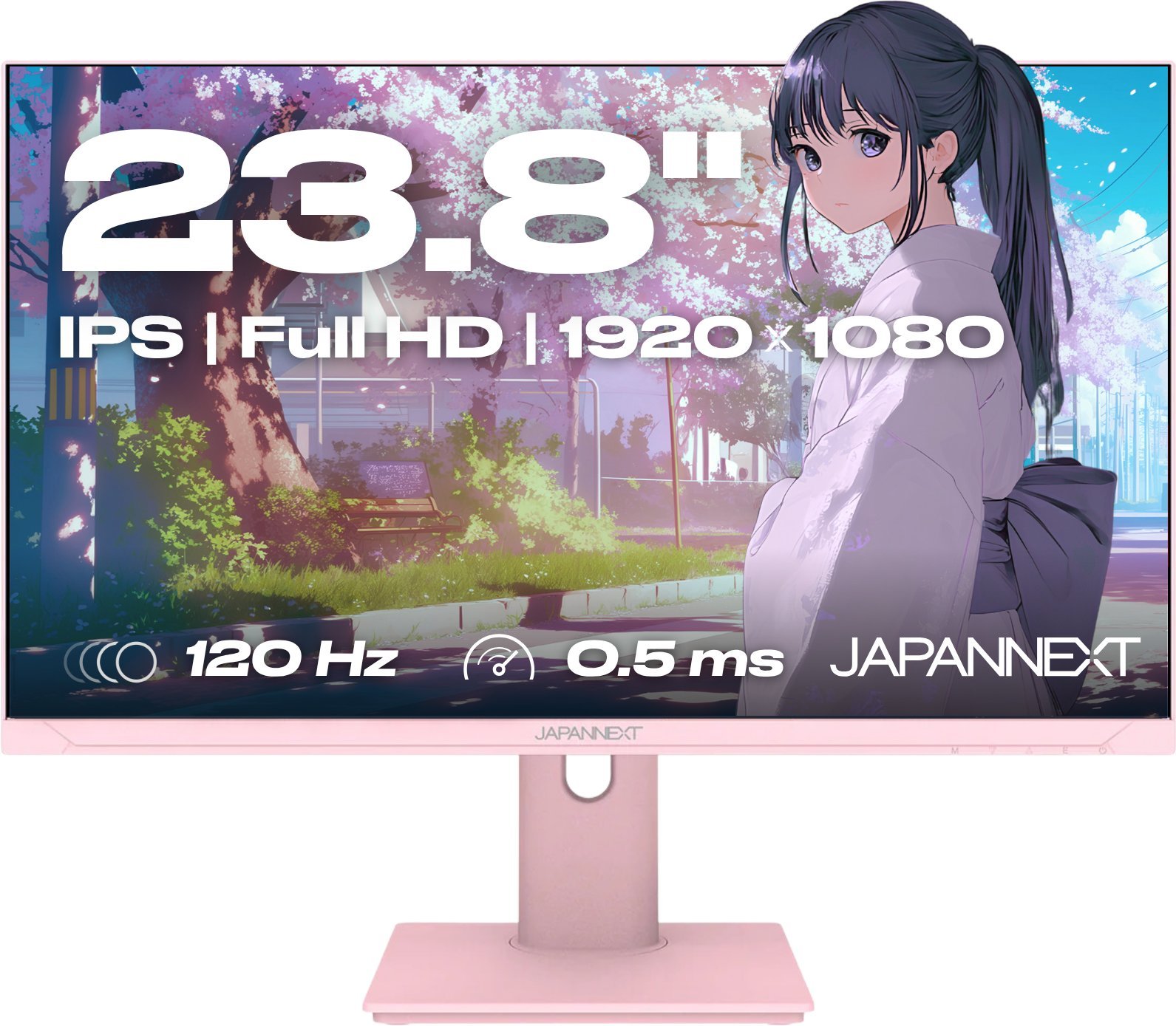 JAPANNEXT 60,5cm JN-I238FHD120F-HSP-PK 16:9 HDMI pink FHD