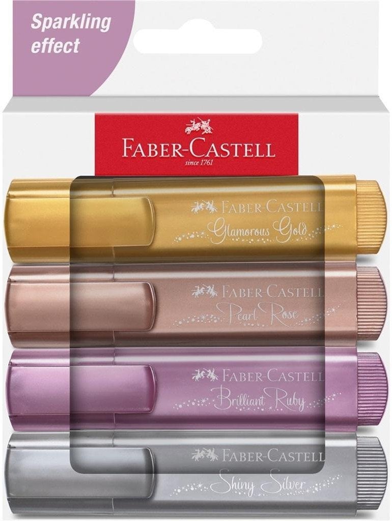 Faber-Castell Zakreślacz metaliczny 4 kolory FABER CASTELL