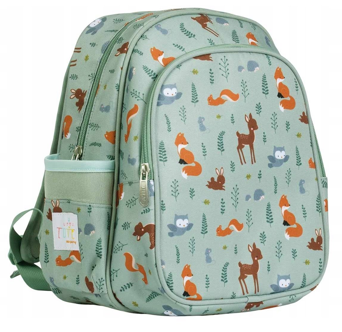 A Little Lovely Company Plecak dla dzieci FOREST FRIENDS SAGE - mieści A4 / A Little Lovely Company