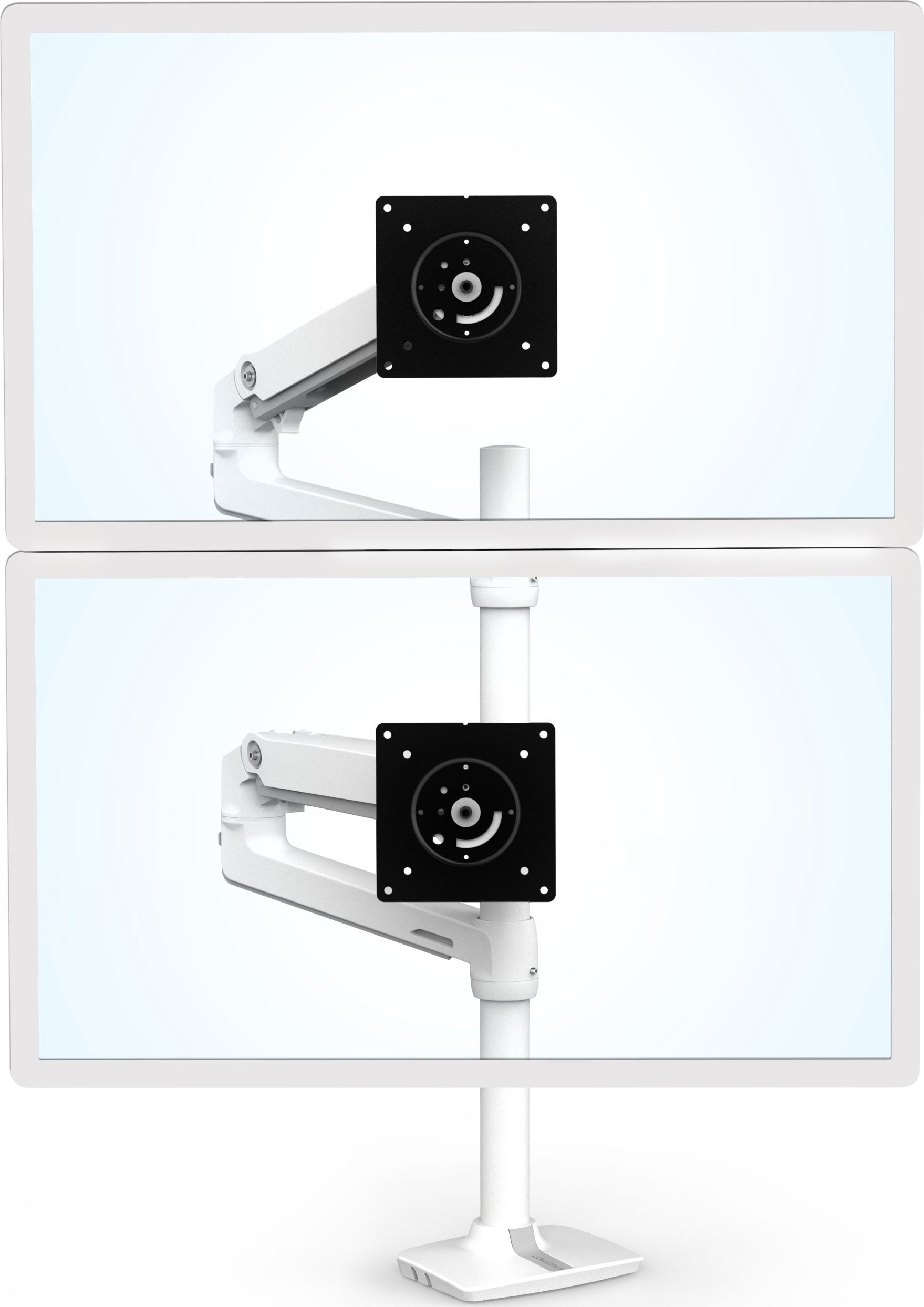 Ergotron Uchwyt biurkowy na 2 monitory do 40" LX Dual Stacking Arm (45-509-216)